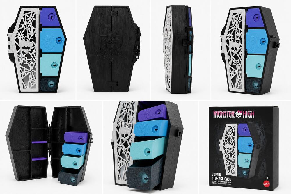 Monster High Coffin Storage Case